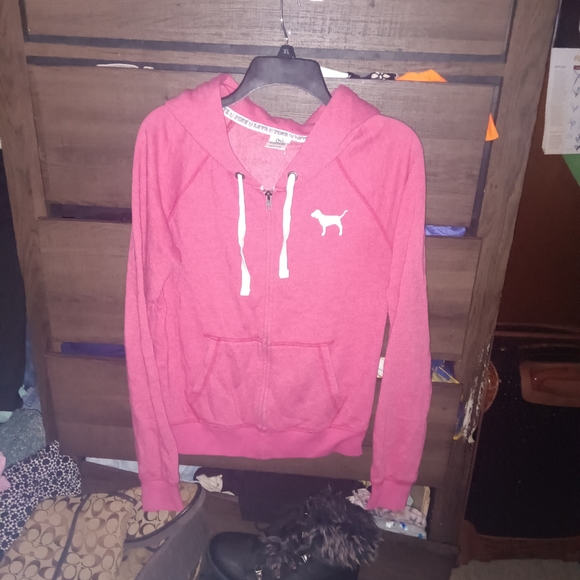 Victoria Secret PINK RETRO cotton zip up - Picture 5 of 5